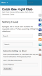 Mobile Screenshot of catchonenightclub.com
